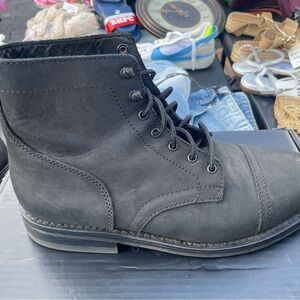 Thursday Boot Company Black Lace-Up Boots